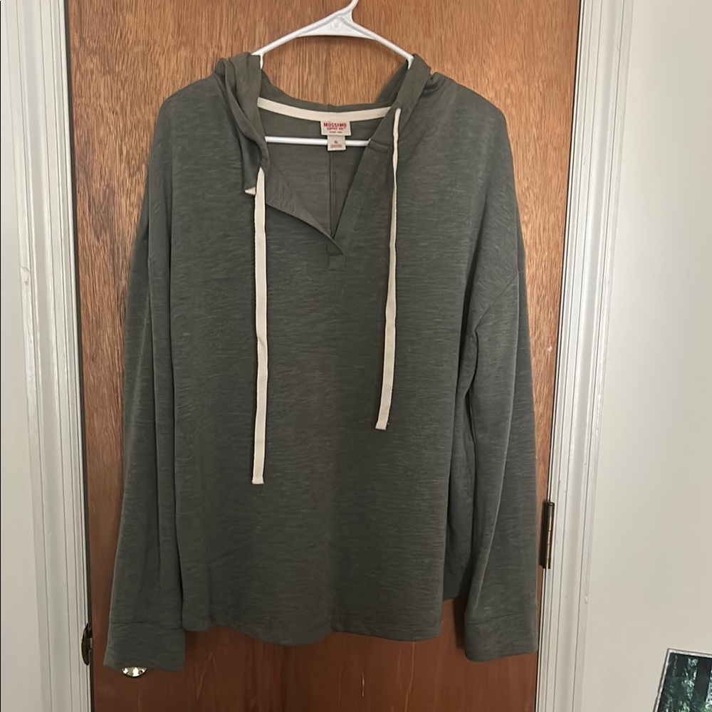 Mossimo Supply Co. Gray Hoodie Sweatshirt